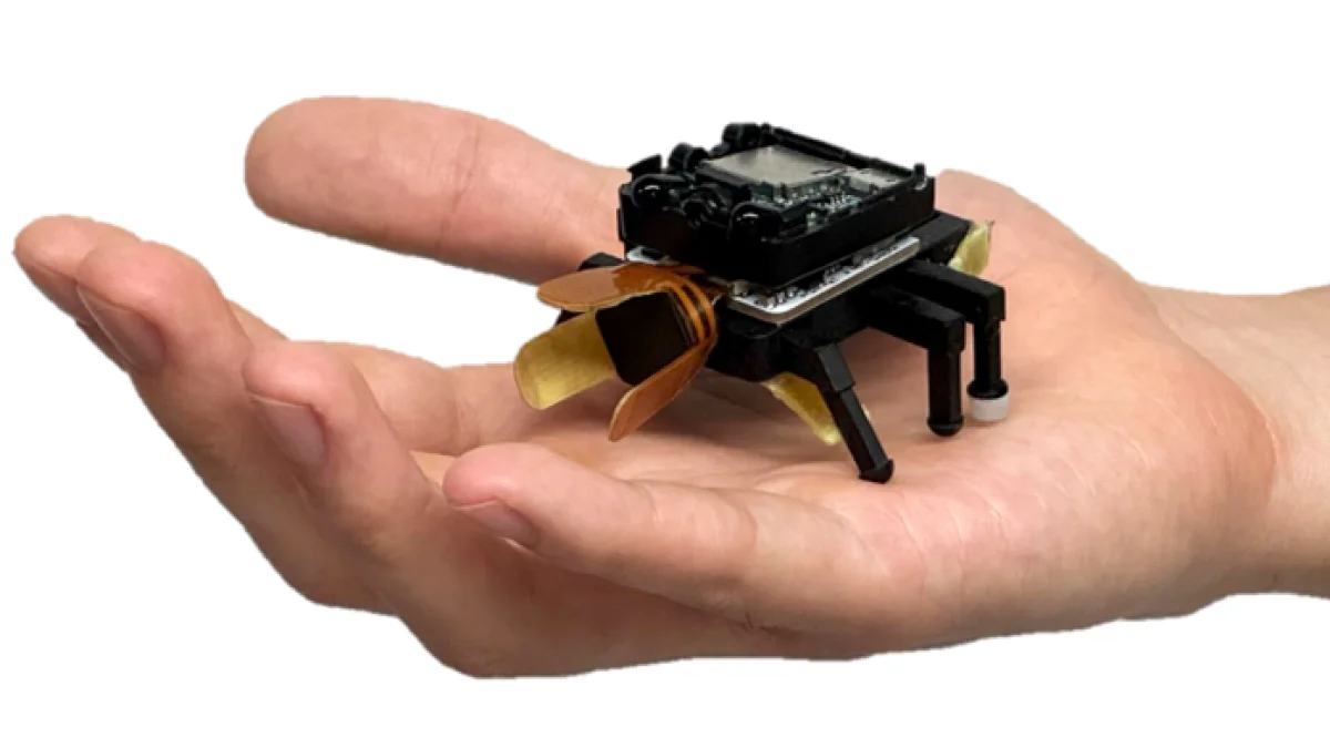 Yapay kaslı robot böcek Yapay kaslı robot böcek