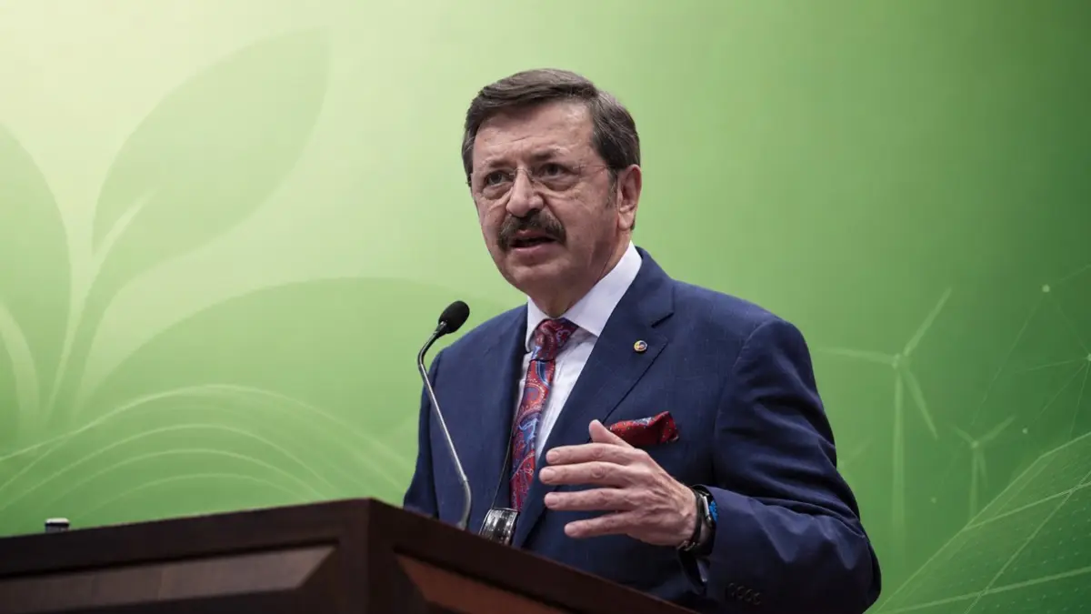 TOBB Başkanı Hisarcıklıoğlu'ndan COP31 öncesi Türkiye vurgusu: 'Yeşil dönüşümde öncü olma yolundayız'