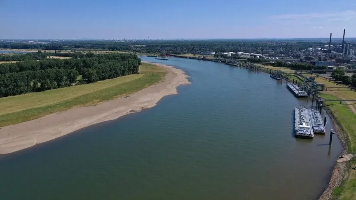 Almanya ekonomisinde kuraklık riski: Ren Nehri'ndeki çekilme tedarik zincirini vuruyor Almanya ekonomisinde kuraklık riski: Ren Nehri'ndeki çekilme tedarik zincirini vuruyor