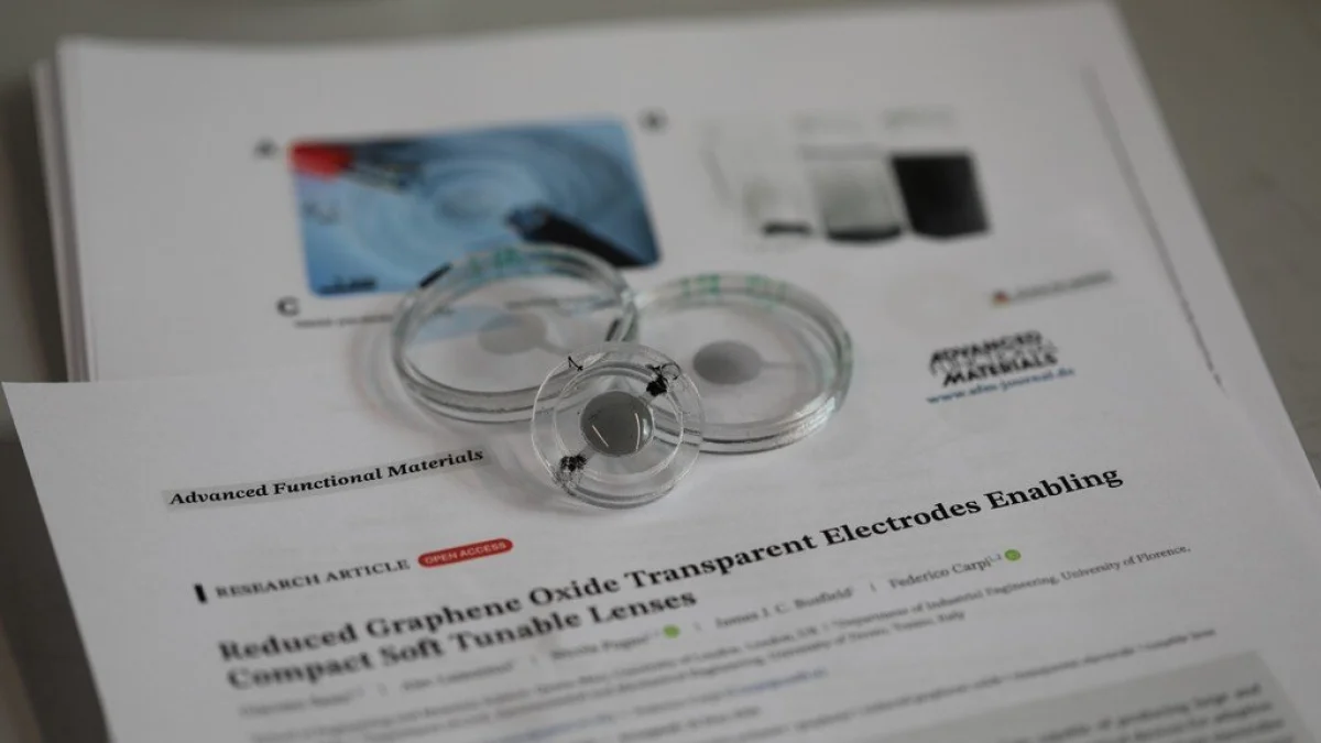 Grafen tabanlı esnek lens: Akıllı gözlük ve kameraların önünü açabilir Grafen tabanlı esnek lens: Akıllı gözlük ve kameraların önünü açabilir