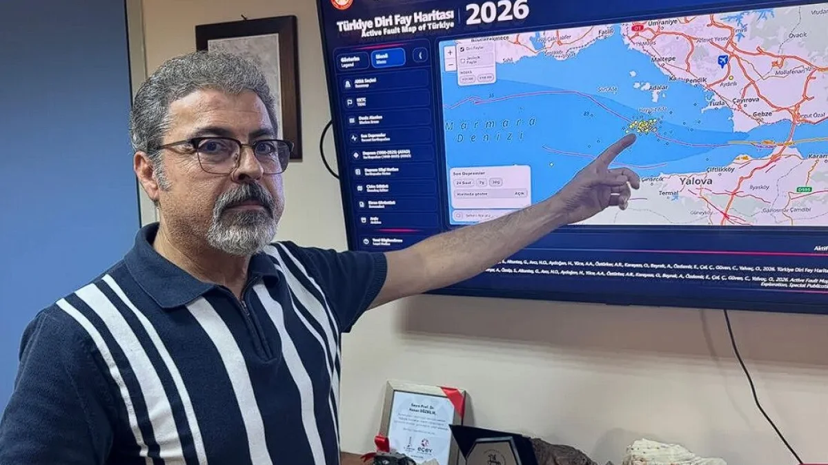 Marmara Denizi'nde 185 küçük sarsıntı! Prof. Dr. Sözbilir açıkladı: Büyük deprem tetiklenir mi? Marmara Denizi'nde 185 küçük sarsıntı! Prof. Dr. Sözbilir açıkladı: Büyük deprem tetiklenir mi?