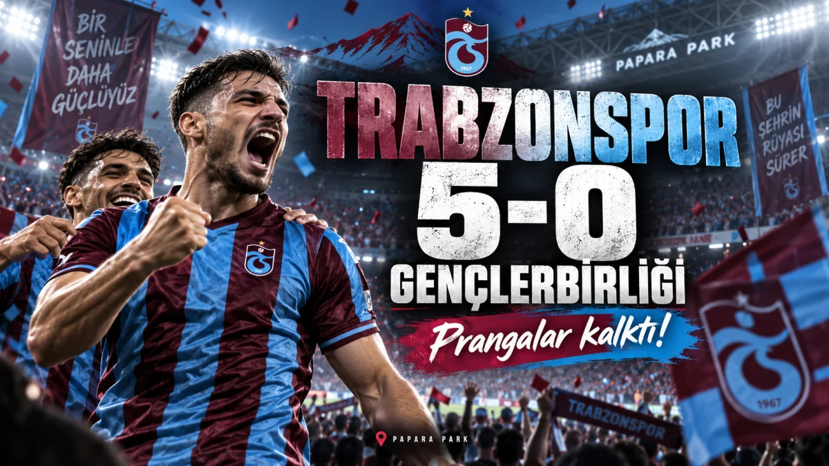 TRABSONSPOR- GENÇLERBİRLİĞİ PUAN DURUMU: Prangalar kalktı! TRABSONSPOR- GENÇLERBİRLİĞİ PUAN DURUMU: Prangalar kalktı!