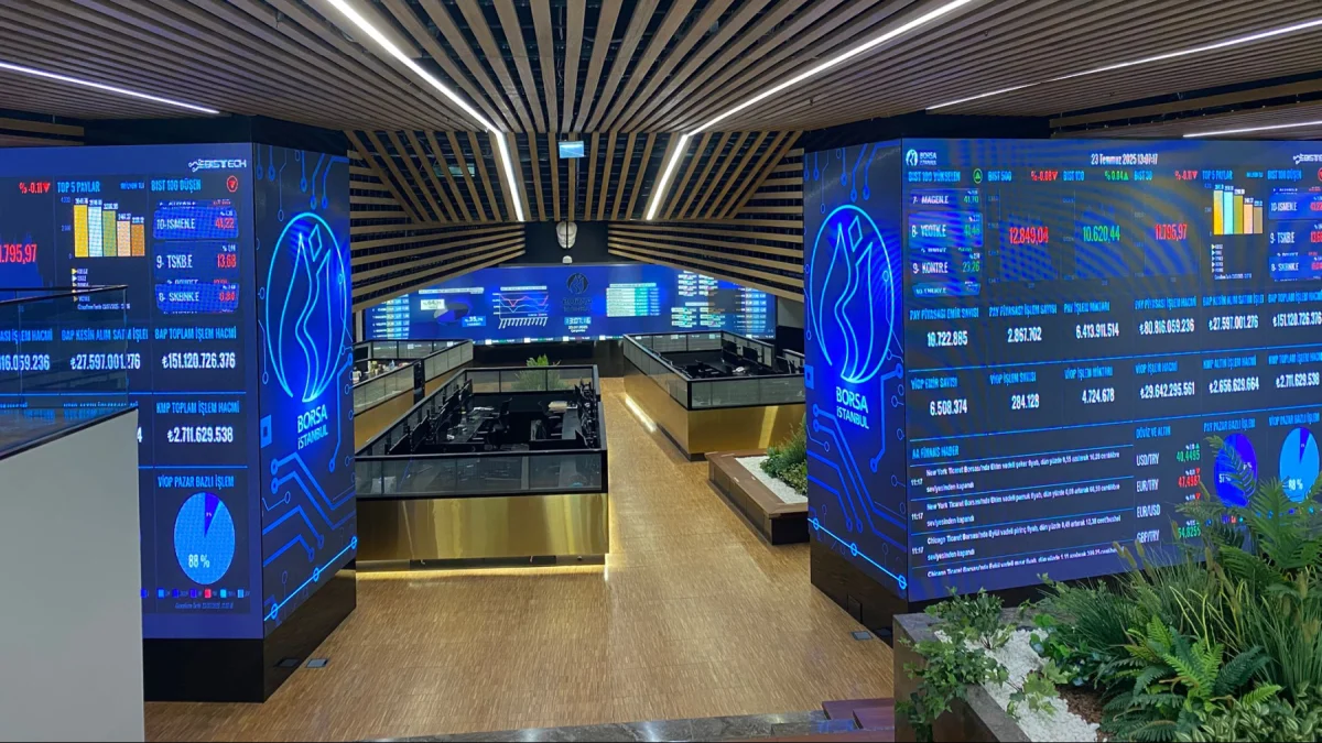 Borsa günü yüzde 0,99 yükselişle kapattı Borsa günü yüzde 0,99 yükselişle kapattı
