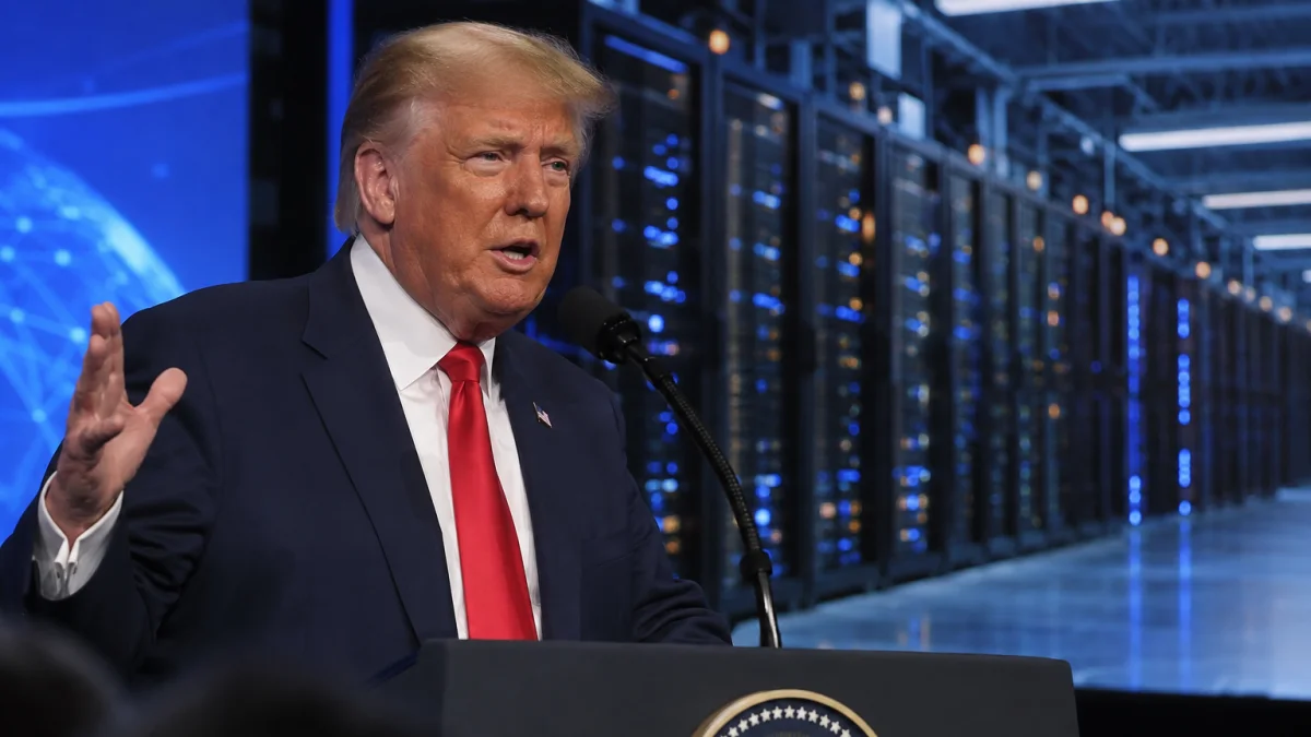 Trump’tan yapay zeka zirvesinde dikkat çeken sözler: 'Veri merkezleri geleceğin petrolü' Trump’tan yapay zeka zirvesinde dikkat çeken sözler: 'Veri merkezleri geleceğin petrolü'