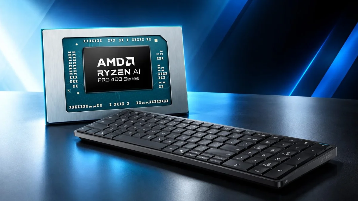 HP'den Ryzen AI Pro 400 işlemcili klavye-bilgisayar: EliteBoard G2a HP'den Ryzen AI Pro 400 işlemcili klavye-bilgisayar: EliteBoard G2a