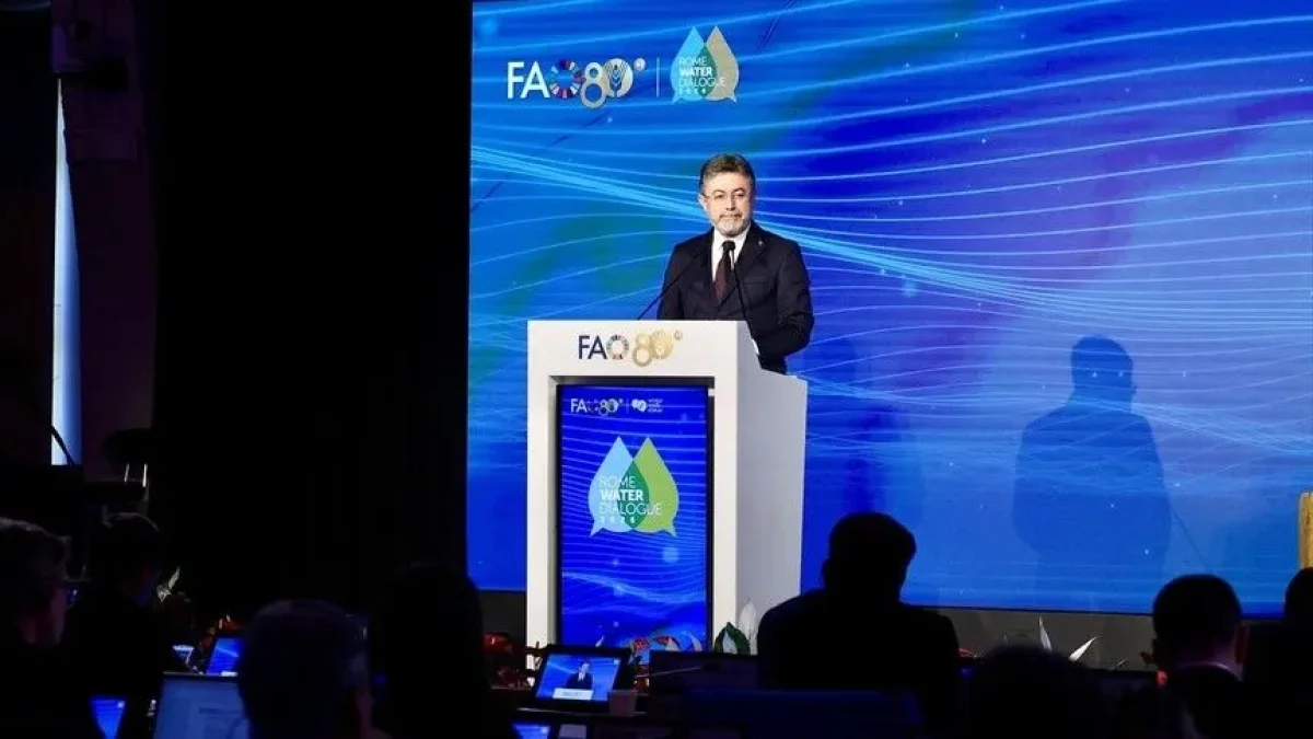 Bakan Yumaklı FAO'da anlattı: Türkiye su yönetiminde bilimsel modele geçiyor Bakan Yumaklı FAO'da anlattı: Türkiye su yönetiminde bilimsel modele geçiyor