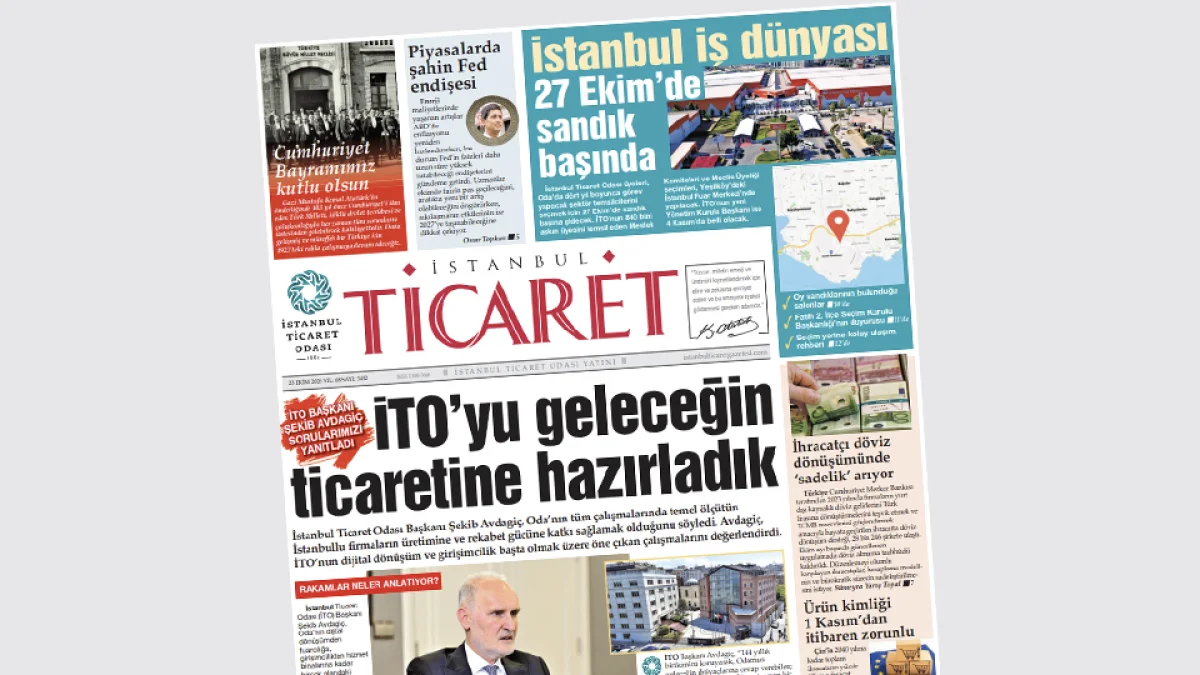 İstanbul Ticaret Gazetesi'nin 3432. sayısı yayımlandı! İstanbul Ticaret Gazetesi'nin 3432. sayısı yayımlandı!