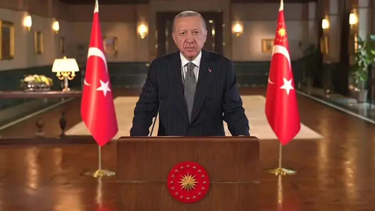 Cumhurbaşkanı Erdoğan'dan 29 Ekim mesajı: 'Türkiye Yüzyılı'na yürüyoruz Cumhurbaşkanı Erdoğan'dan 29 Ekim mesajı: 'Türkiye Yüzyılı'na yürüyoruz