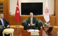Bakan Ömer Bolat Merkez Bankası Başkanı Karahan'ı kabul etti: Dış ticaret verileri ve gelişmeler değerlendirildi