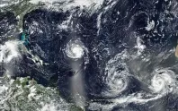 Atlantik'te rekor 'durgunluk sezonu': El Nino kasırgaları engelledi Atlantik'te rekor 'durgunluk sezonu': El Nino kasırgaları engelledi