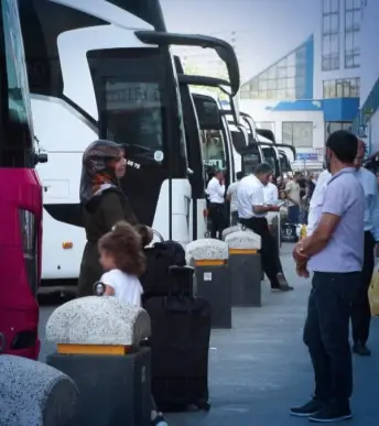 Otobüslerde yaz yoğunluğu başladı