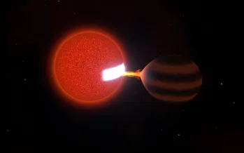 Kahverengi cüceyi yavaşça yutan yıldız keşfedildi