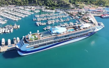 Marella Discovery Marmaris'e 1731 turistle geldi! Sıradaki durak Alanya