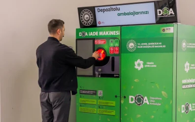 DOA makineleriyle 1,5 milyon ambalaj toplandı