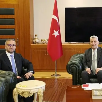 Bakan Ömer Bolat Merkez Bankası Başkanı Karahan'ı kabul etti: Dış ticaret verileri ve gelişmeler değerlendirildi