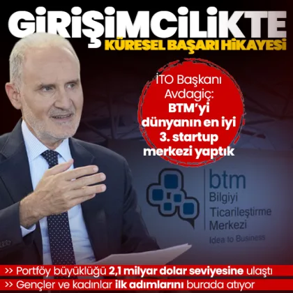 İTO Başkanı Şekib Avdagiç: BTM’yi dünyanın en iyi 3. startup merkezi yaptık