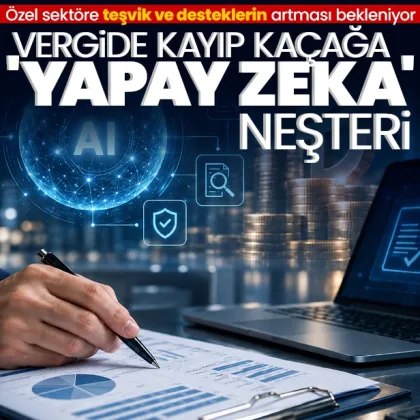 Vergi kayıp kaçağına ‘yapay zeka’ neşteri