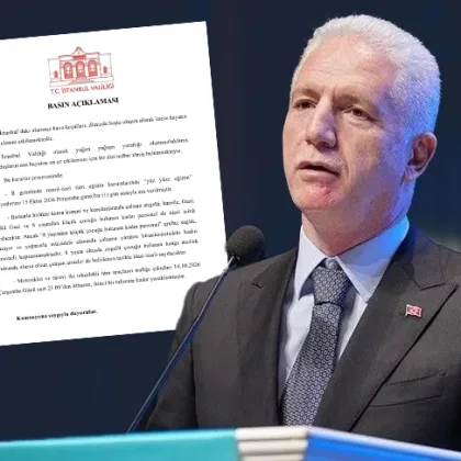 SON DAKİKA: İstanbul Valiliği'nden uyarı! 'Zorunlu olmadıkça evden çıkmayın'
