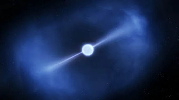 MeerKAT teleskobu 'Mavi Gözlü Pulsar'dan radyo sinyalleri yakaladı MeerKAT teleskobu 'Mavi Gözlü Pulsar'dan radyo sinyalleri yakaladı