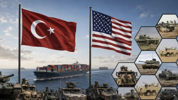 '100 milyar dolar' ticaret hedefi: Savunma sanayi Türkiye-ABD ortaklığının güçlü sütunu olacak '100 milyar dolar' ticaret hedefi: Savunma sanayi Türkiye-ABD ortaklığının güçlü sütunu olacak