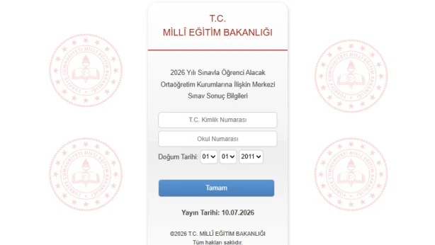 LGS sonuçları açıklandı mı? MEB LGS sonuçları sorgulama ekranı TIKLA LGS sonuçları açıklandı mı? MEB LGS sonuçları sorgulama ekranı TIKLA