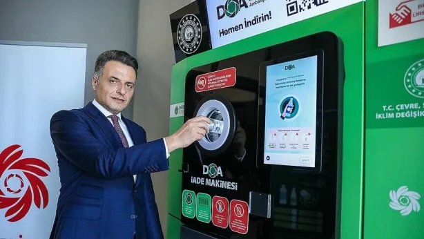 Ülke genelinde 20 bin depozito iade makinesi kurulması hedefleniyor Ülke genelinde 20 bin depozito iade makinesi kurulması hedefleniyor