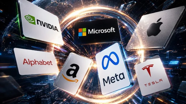 Muhteşem 7'linin piyasa değeri 22 trilyon doları aştı: Microsoft sert değer kaybetti Muhteşem 7'linin piyasa değeri 22 trilyon doları aştı: Microsoft sert değer kaybetti