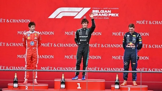 Formula 1’de Belçika zaferi Kimi Antonelli’nin oldu Formula 1’de Belçika zaferi Kimi Antonelli’nin oldu