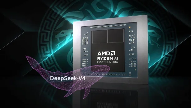AMD Ryzen AI MAX+ PRO 495, DeepSeek V4-Flash'ı Q8 hızında sorunsuz çalıştırdı AMD Ryzen AI MAX+ PRO 495, DeepSeek V4-Flash'ı Q8 hızında sorunsuz çalıştırdı