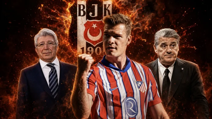 Adalı, Sörloth için yakın arkadaşı Atletico Madrid Başkanı ile görüştü!
