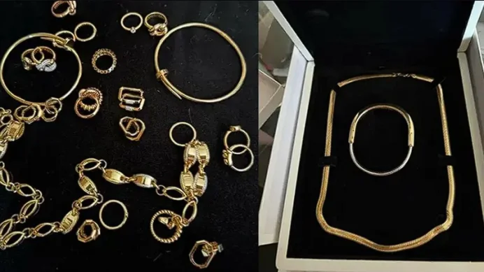 Dereköy’den geçen araçlarda 395,49 gram kaçak altın ele geçirildi