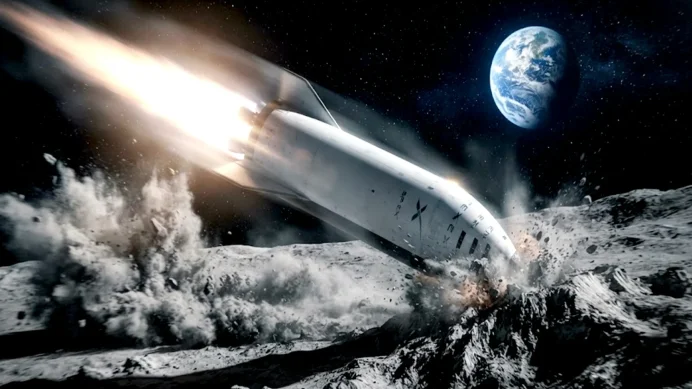 SpaceX roketi Ay’a çarpacak: 27 metrelik krater açacak