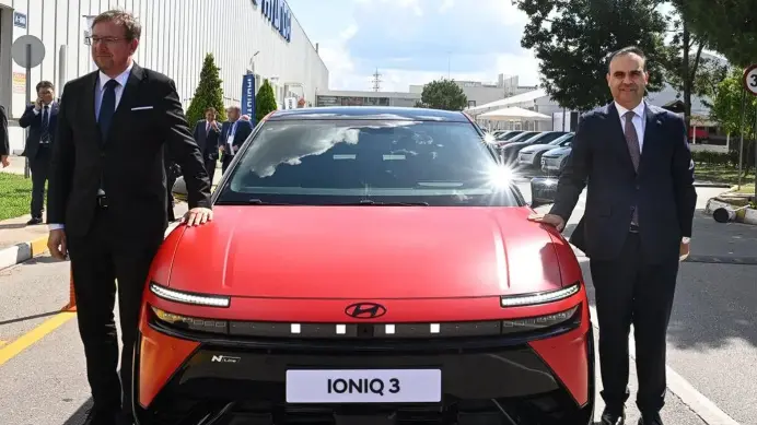 Kocaeli'de IONIQ 3 üretimi başladı: Türkiye için stratejik vurgu Kocaeli'de IONIQ 3 üretimi başladı: Türkiye için stratejik vurgu