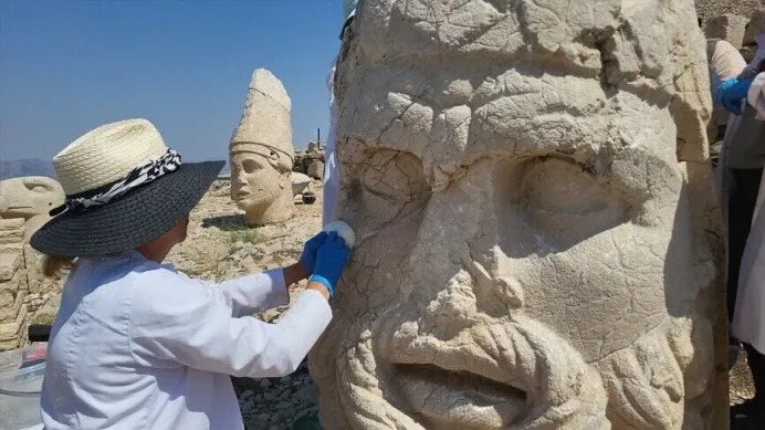 Nemrut Dağı'ndaki eserler nanoteknolojiyle korunuyor