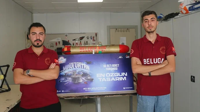 Öğrencilerin tasarladığı ödüllü su altı roketi ve İHA'lar TEKNOFEST'te