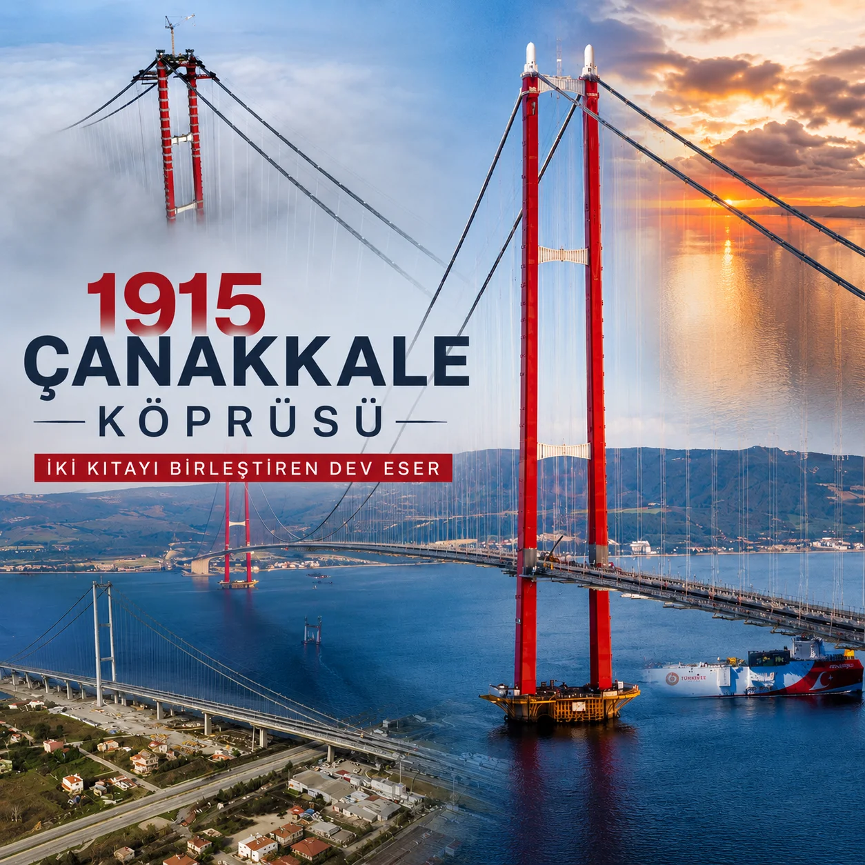 1915 Çanakkale Köprüsü: İki kıtayı birbirine bağlayan mühendislik harikası